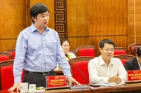 Thứ trưởng Bộ Khoa học và Công nghệ Bùi Hoàng Phương phát biểu tại buổi lễ.