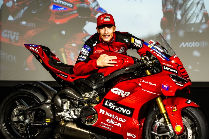 Mẫu xe kỷ niệm chức vô địch MotoGP của Marc Marquez hé lộ khả năng về Việt Nam với mức giá ngất ngưởng. Ảnh: Ducati.