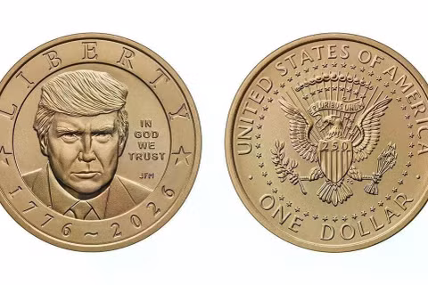 Đồng 1 USD đã được phê duyệt sản xuất, sẽ phát hành vào mùa thu này. Ảnh" Reuters.