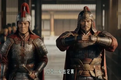 Bộ phim truyện AI "Hoắc Khứ Bệnh" đang gây bão ở Trung Quốc. Ảnh: HK01.