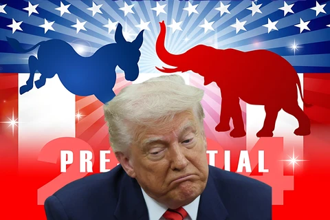 Kết quả thăm dò dư luận của NBC News cho thấy tỷ lệ ủng hộ ông Trump giảm và dảng Cộng hòa gặp bất lợi so với Đảng Dân chủ. Ảnh: Meganews.