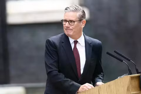 Thủ tướng Anh Keir Starmer đã tuyên bố từ chức do áp lực chính trị. Ảnh: Reuters.