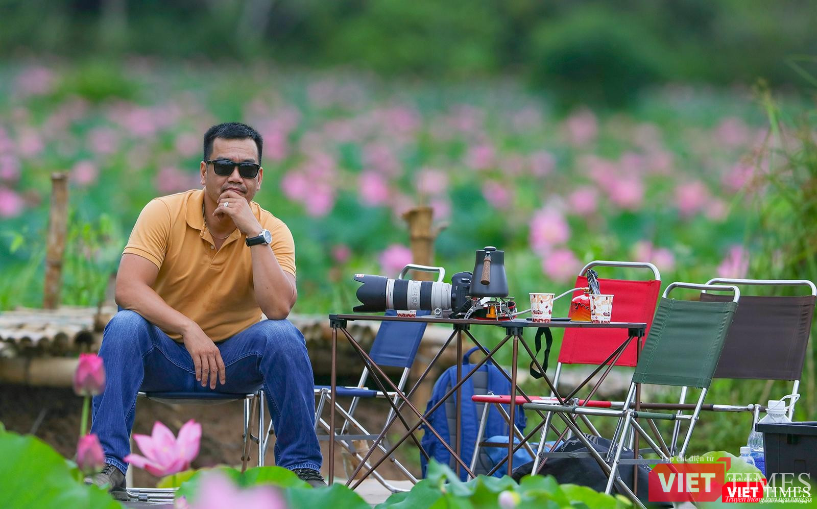 Nhà báo Hồ Xuân Mai đang công tác tại VietTimes