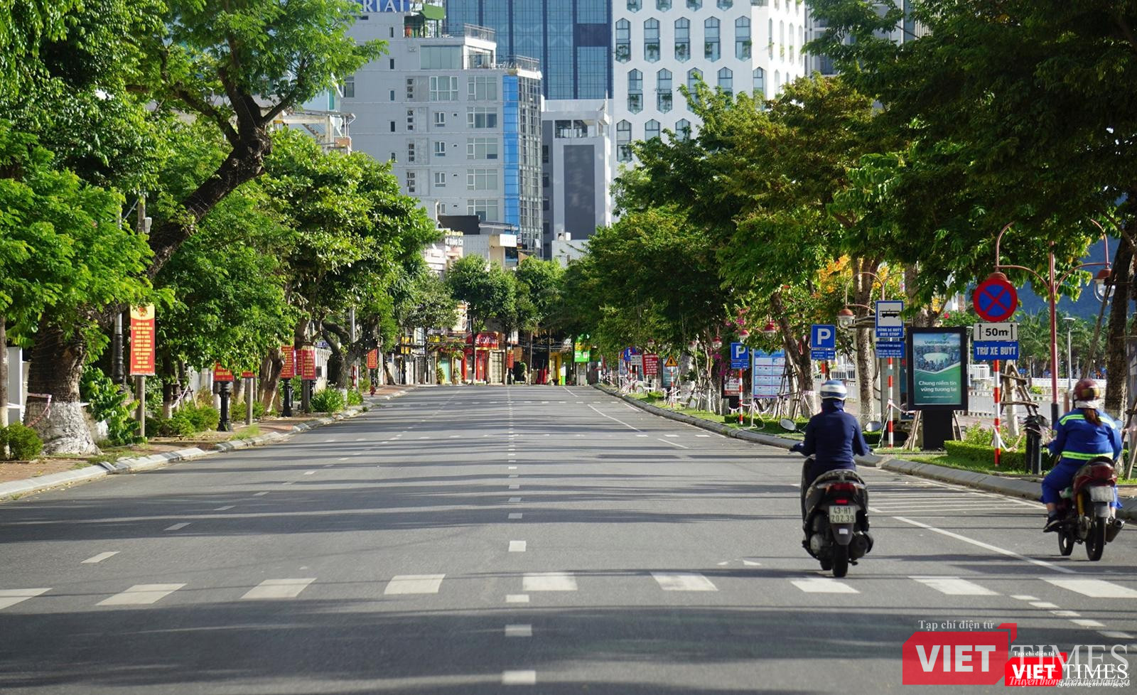 Đường Bạch Đằng trước ngày phong toả tuyệt đối