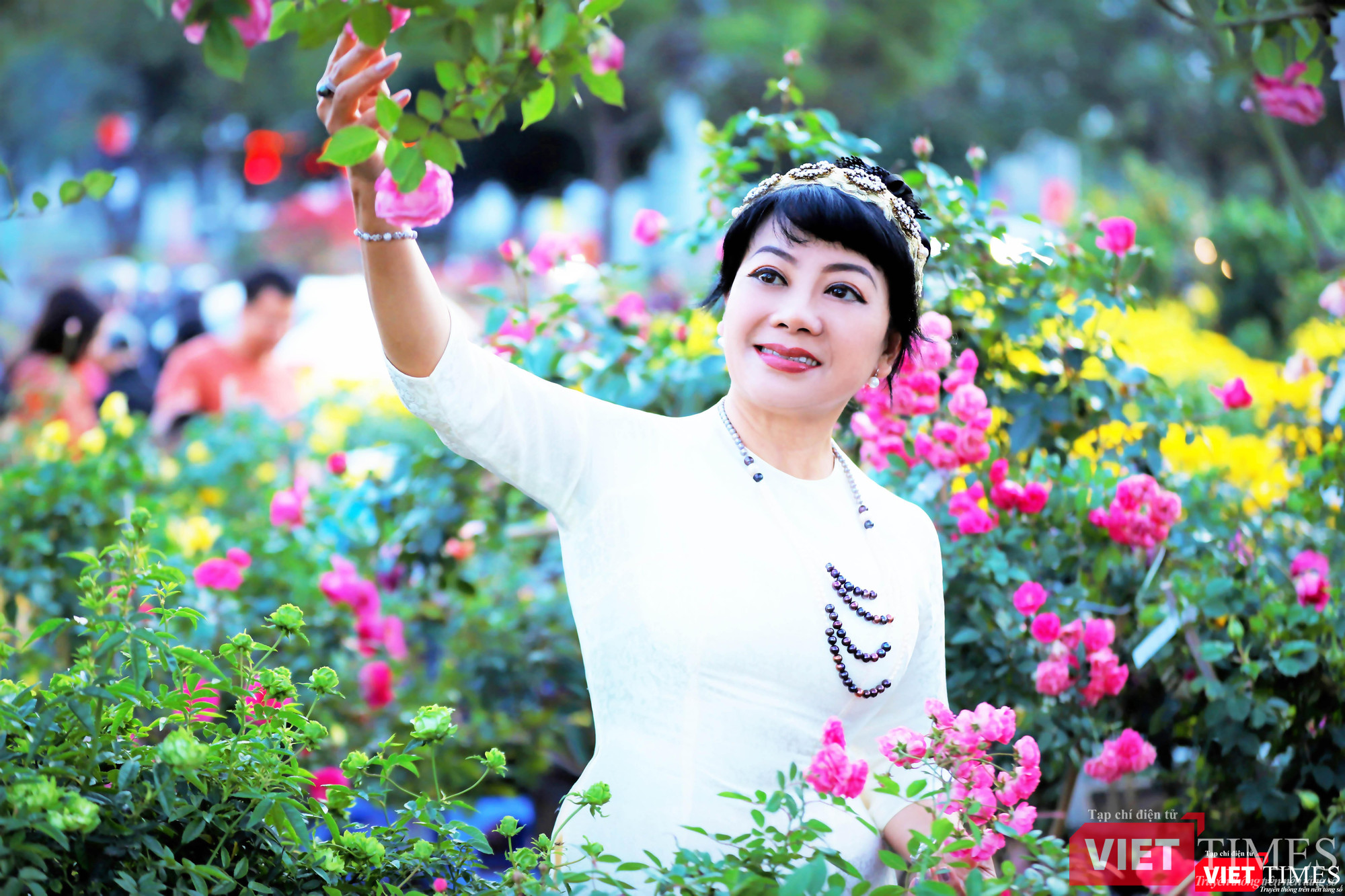 Không gian của thiên đường hoa giúp thành phố thêm đẹp và thanh bình