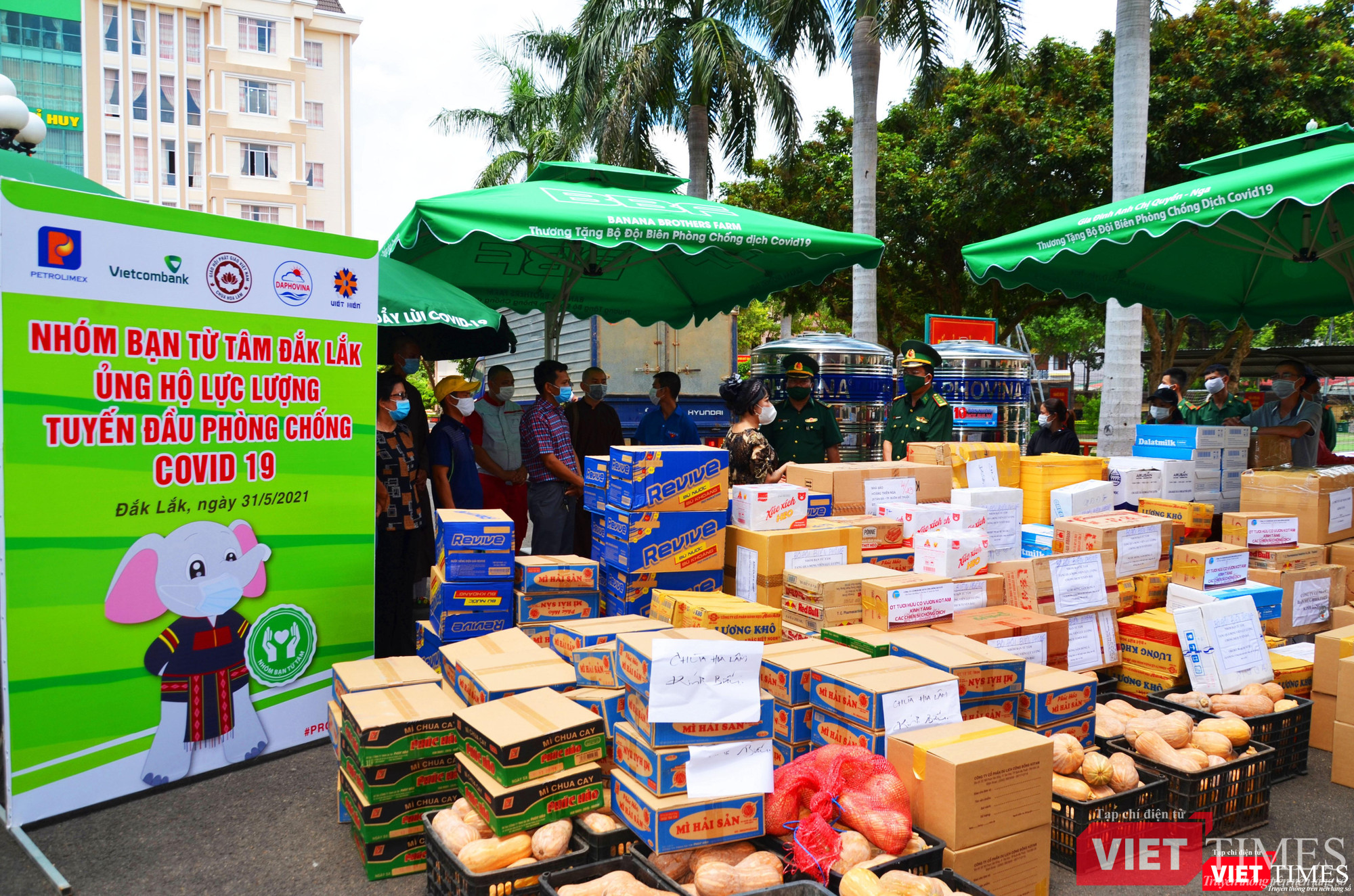 Backdrop chương trình thể hiện nét văn hóa độc đáo của cao nguyên Đắk Lắk