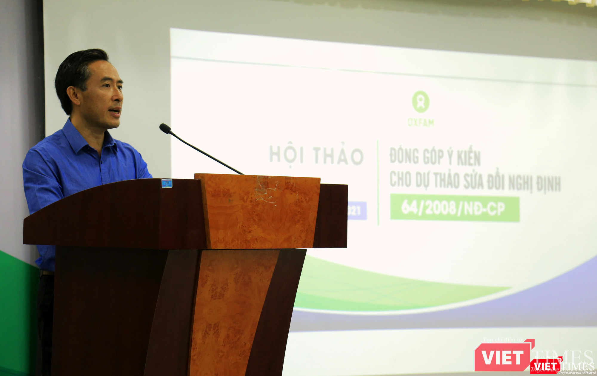 Ông Phạm Quang Tú tổng kết hội thảo