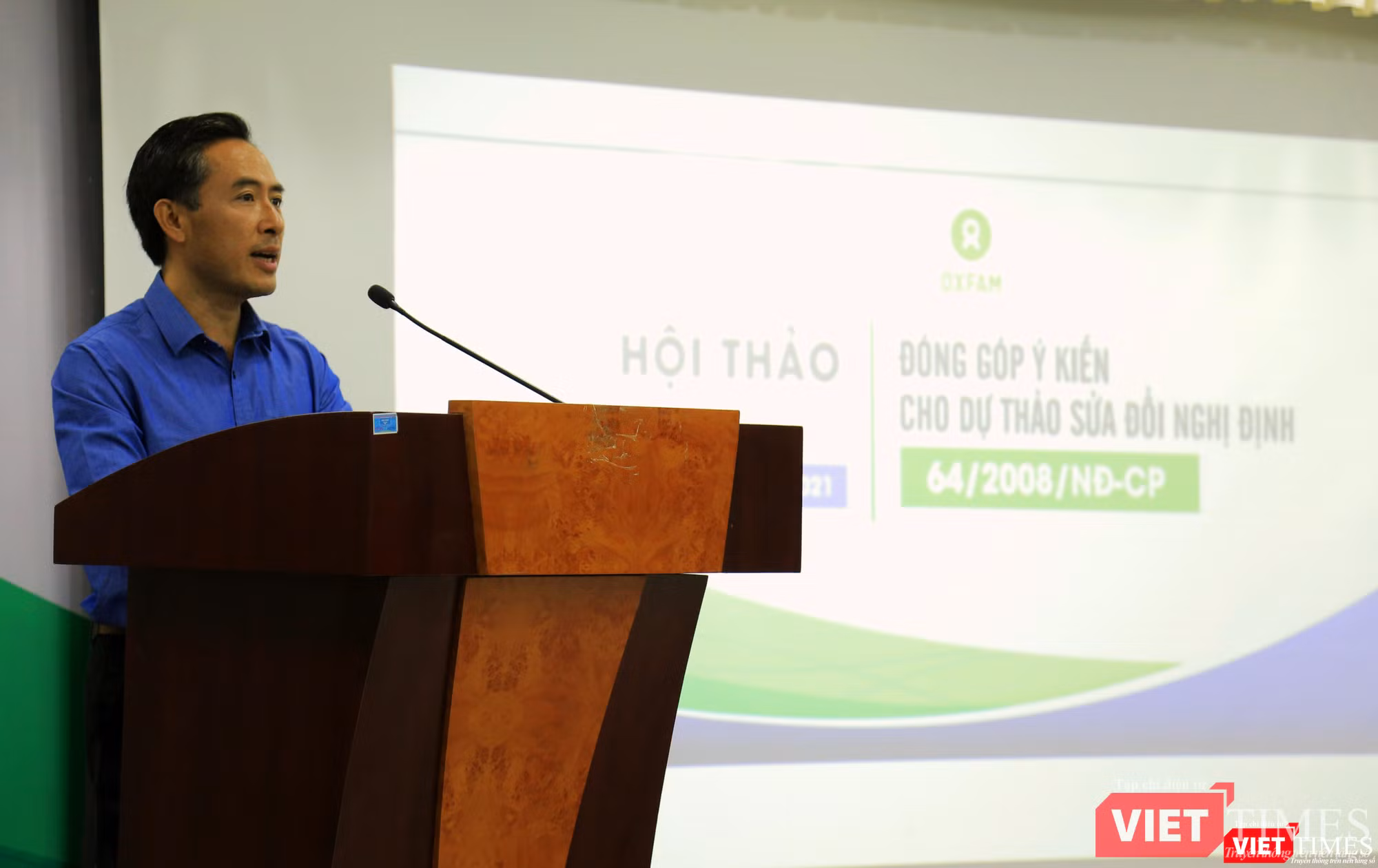 Ông Phạm Quang Tú tổng kết hội thảo