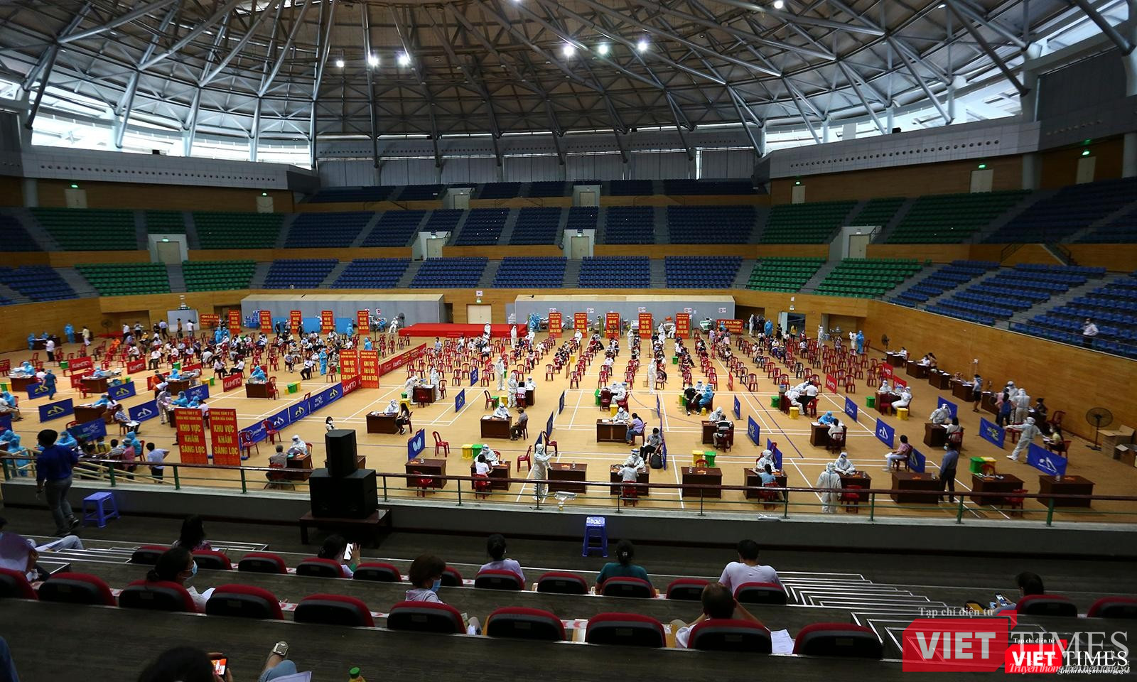 Quy trình tiêm vaccine được tổ chức bài bản