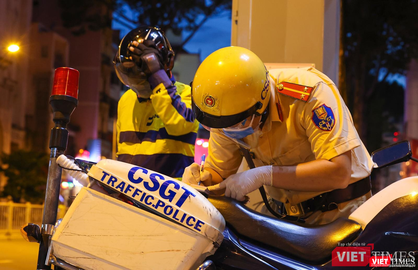 Biên bản xử phạt đã được đưa ra