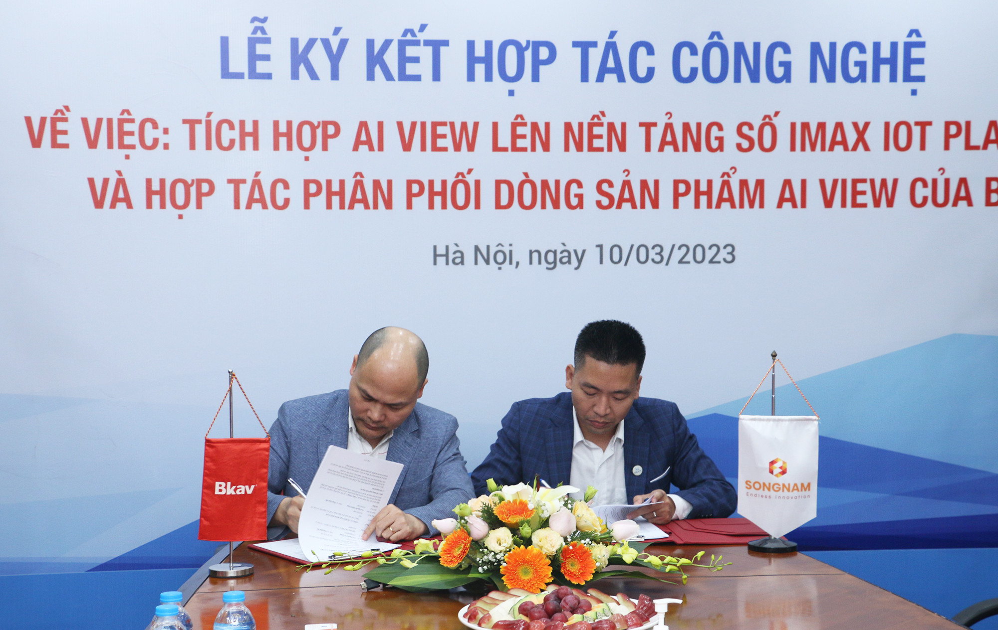 Ký kết giữa BKAV và Song Nam Ký kết giữa BKAV và Song Nam