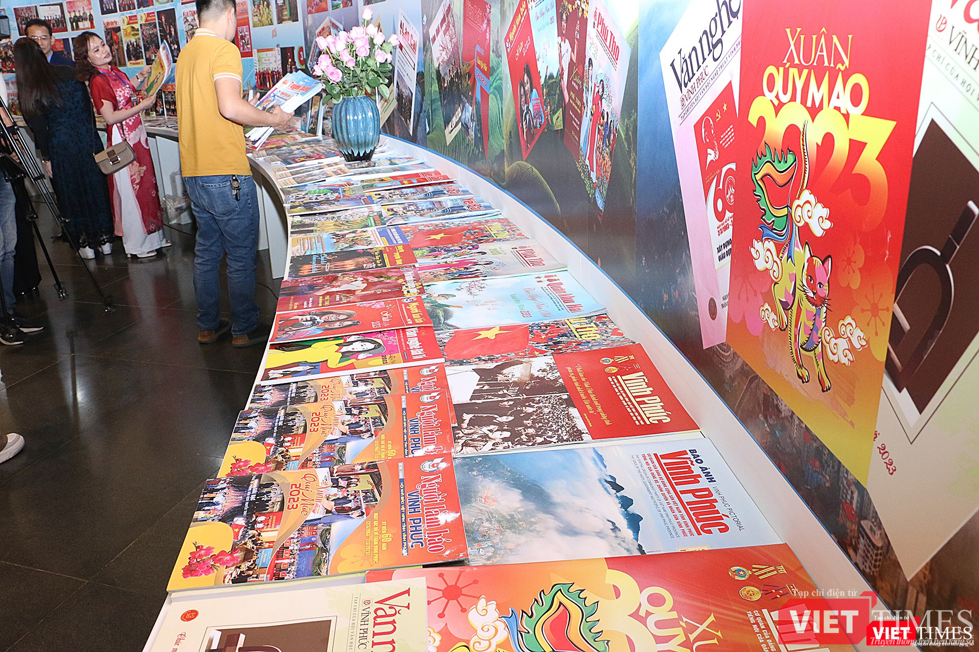 Gian triển lãm của báo chí địa phương