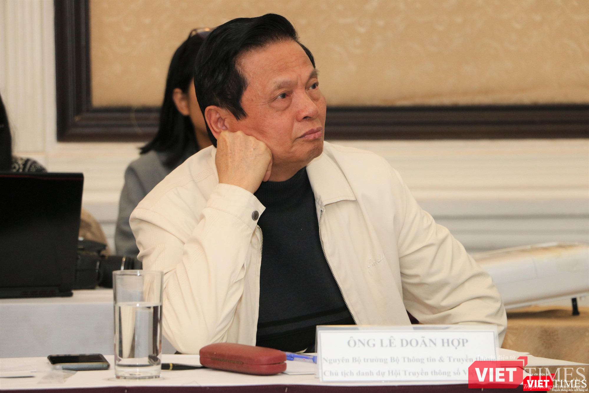 ông Lê Doãn Hợp dự hội thảo "Chính sách ứng phó với tin giả, thông tin không chính xác", tháng 12/2019 ông Lê Doãn Hợp dự hội thảo "Chính sách ứng phó với tin giả, thông tin không chính xác", tháng 12/2019