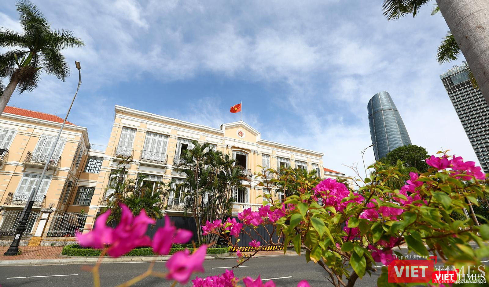 Trụ sở HĐND TP Đà Nẵng trong ngày Quốc khánh 2/9 năm 2021