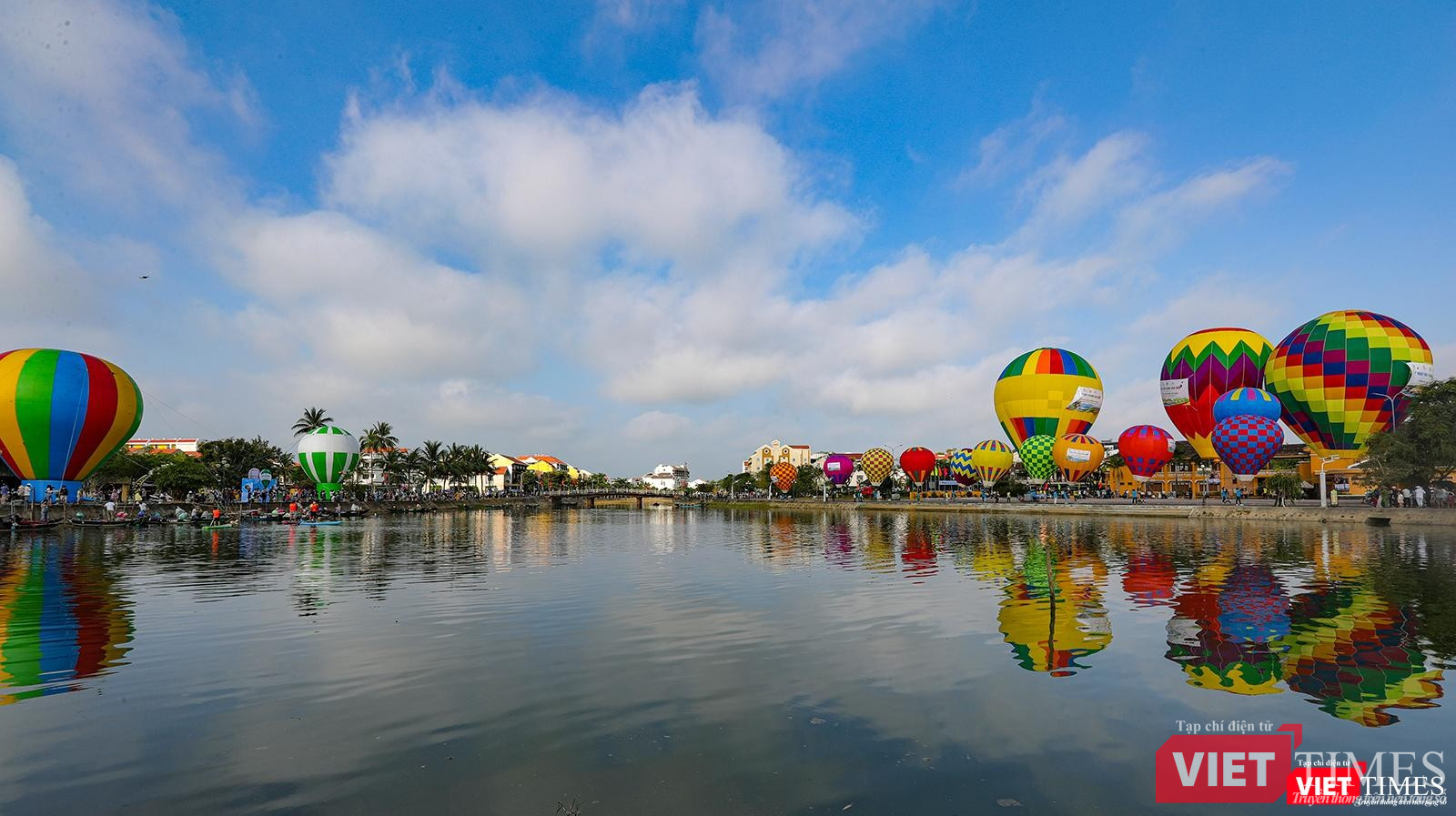 Toàn cảnh sự kiện Ngày khinh khí cầu được tổ chức tại phố cổ Hội An