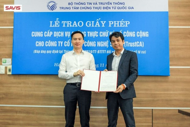 SAVIS nhan giay phep cung cap he thong chung thuc dien tu.jpg
