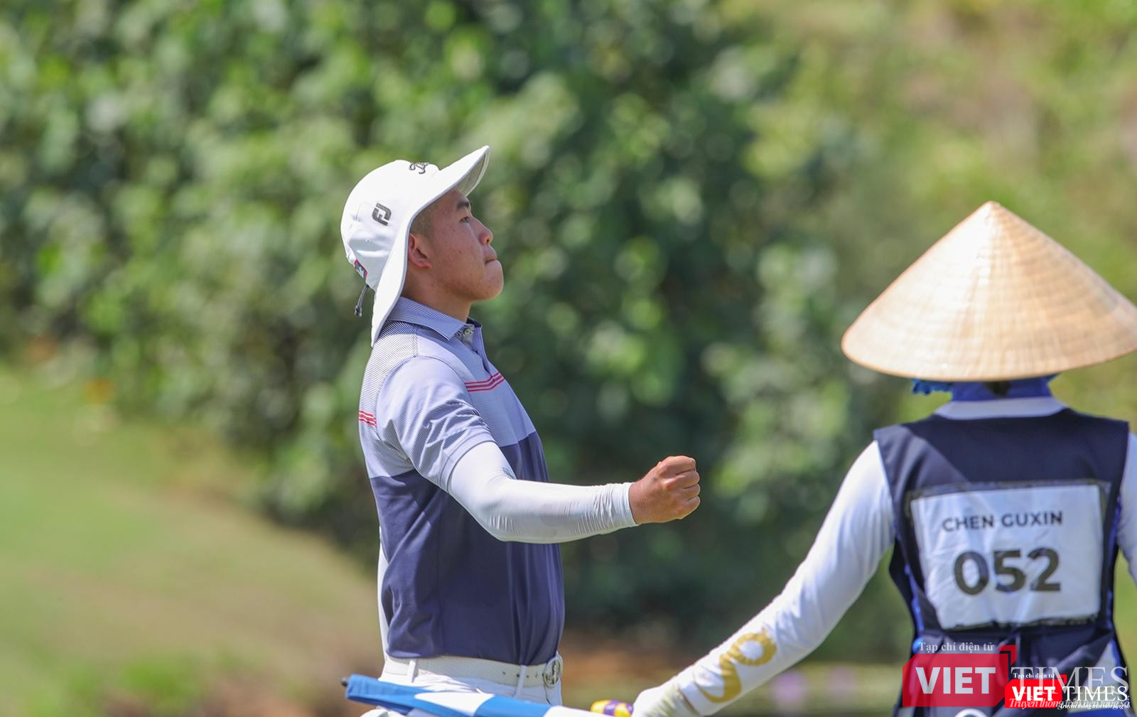 Pha ăn mừng put-in của nhà vô địch Chen Guxin