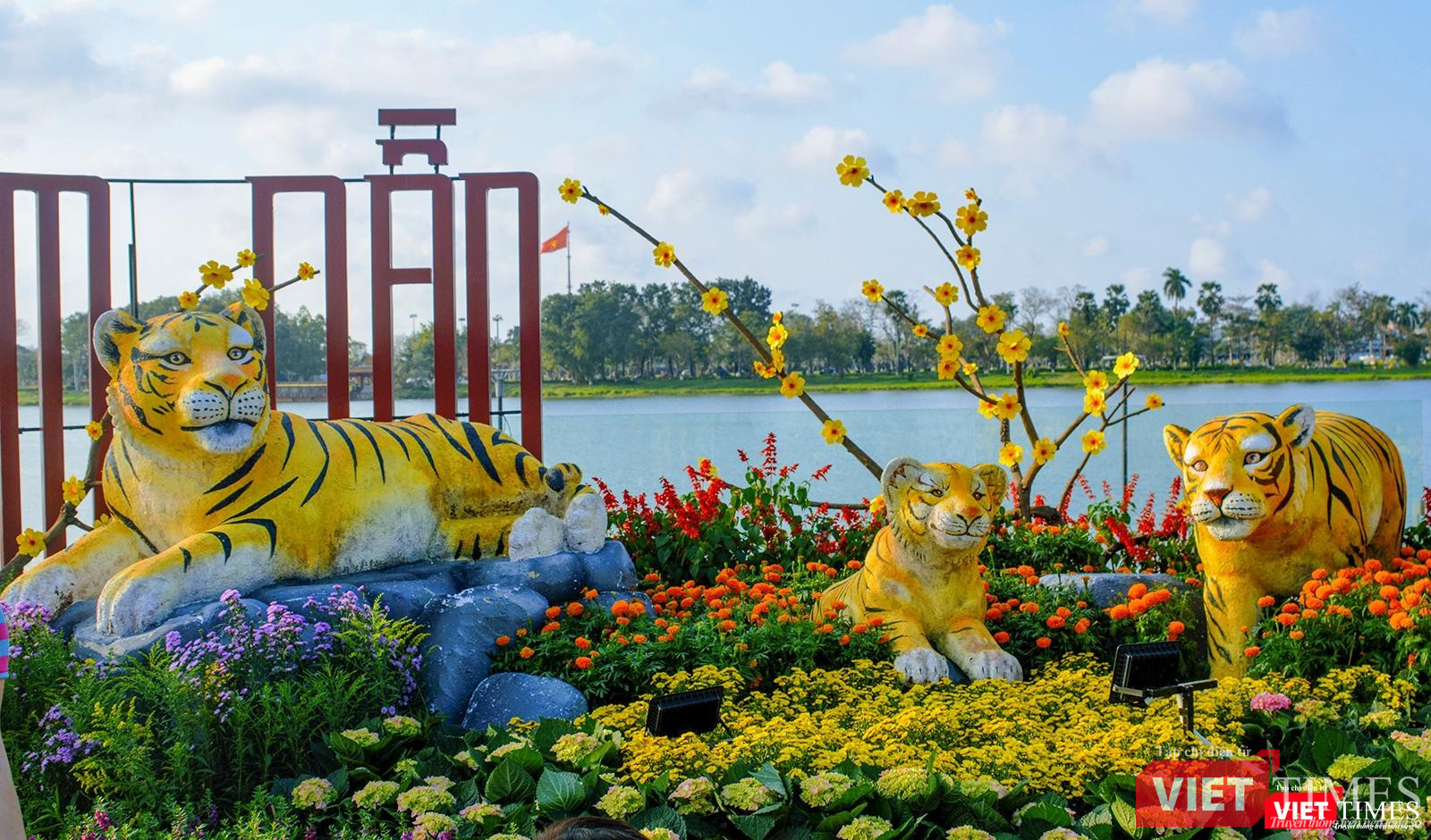 Tiểu cảnh linh vật của năm Nhâm Dần