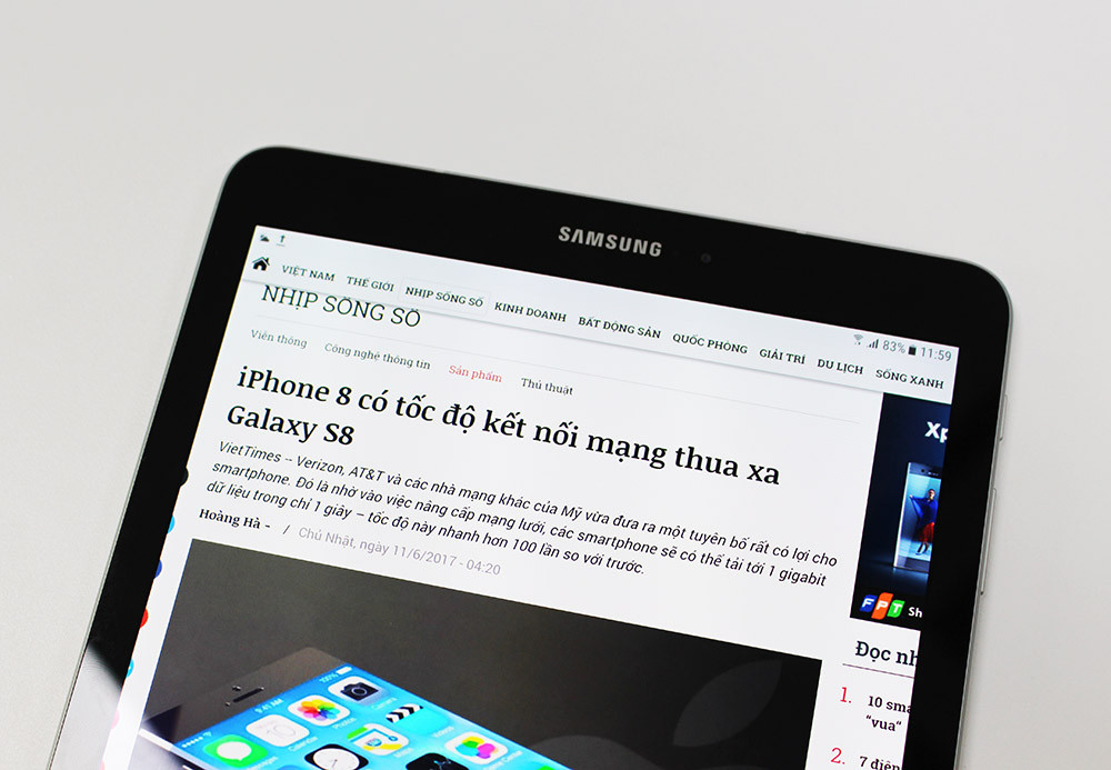 Video: Trải nghiệm Galaxy Tab S3: Nhanh, đẹp và... "chát" ảnh 4
