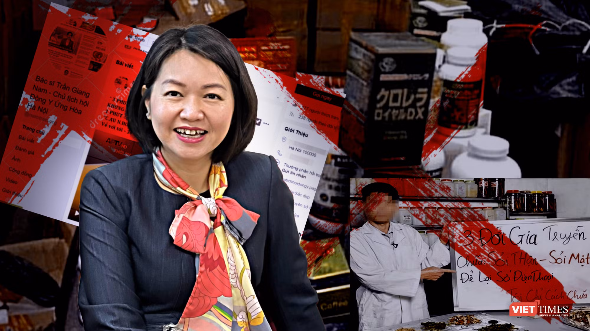 Bà Trần Việt Nga - Phó Cục trưởng Cục An toàn thực phẩm (Bộ Y tế)