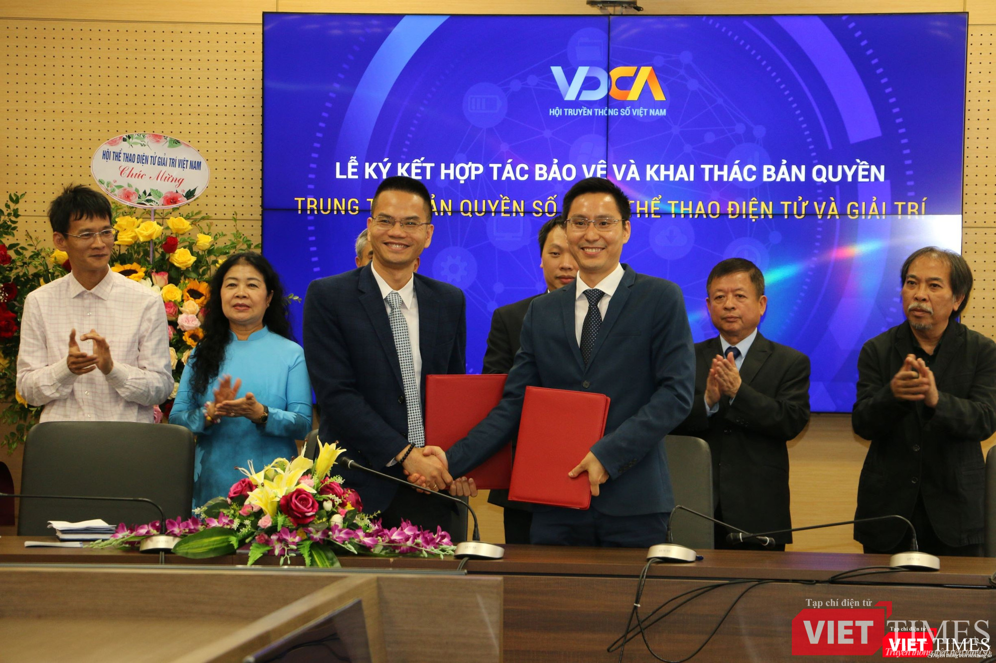 Ký hợp đồng với Hội Thể thao điện tử Giải trí