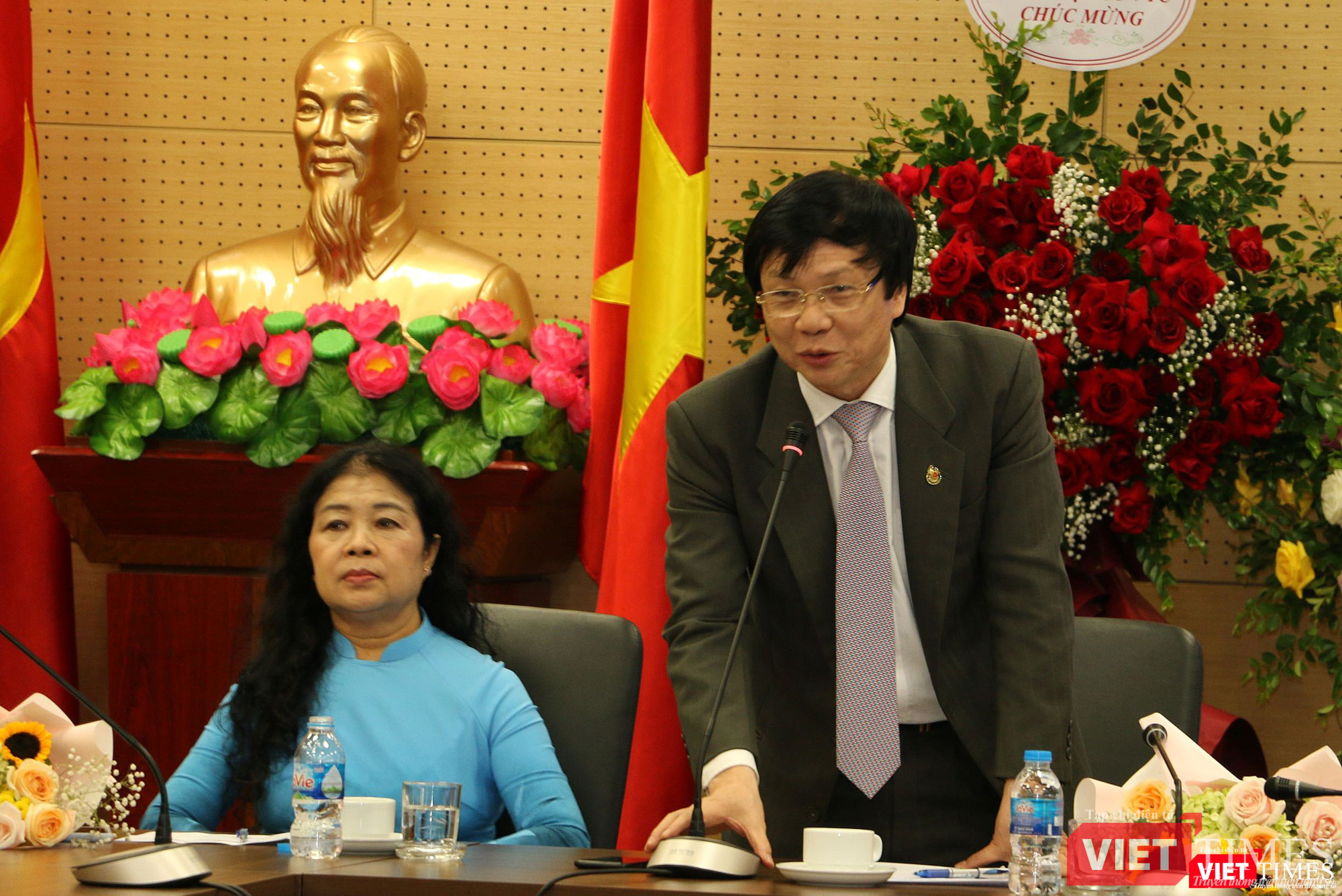 ông Hồ Quang Lợi - Phó Chủ tịch thường trực Hội Nhà báo Việt Nam