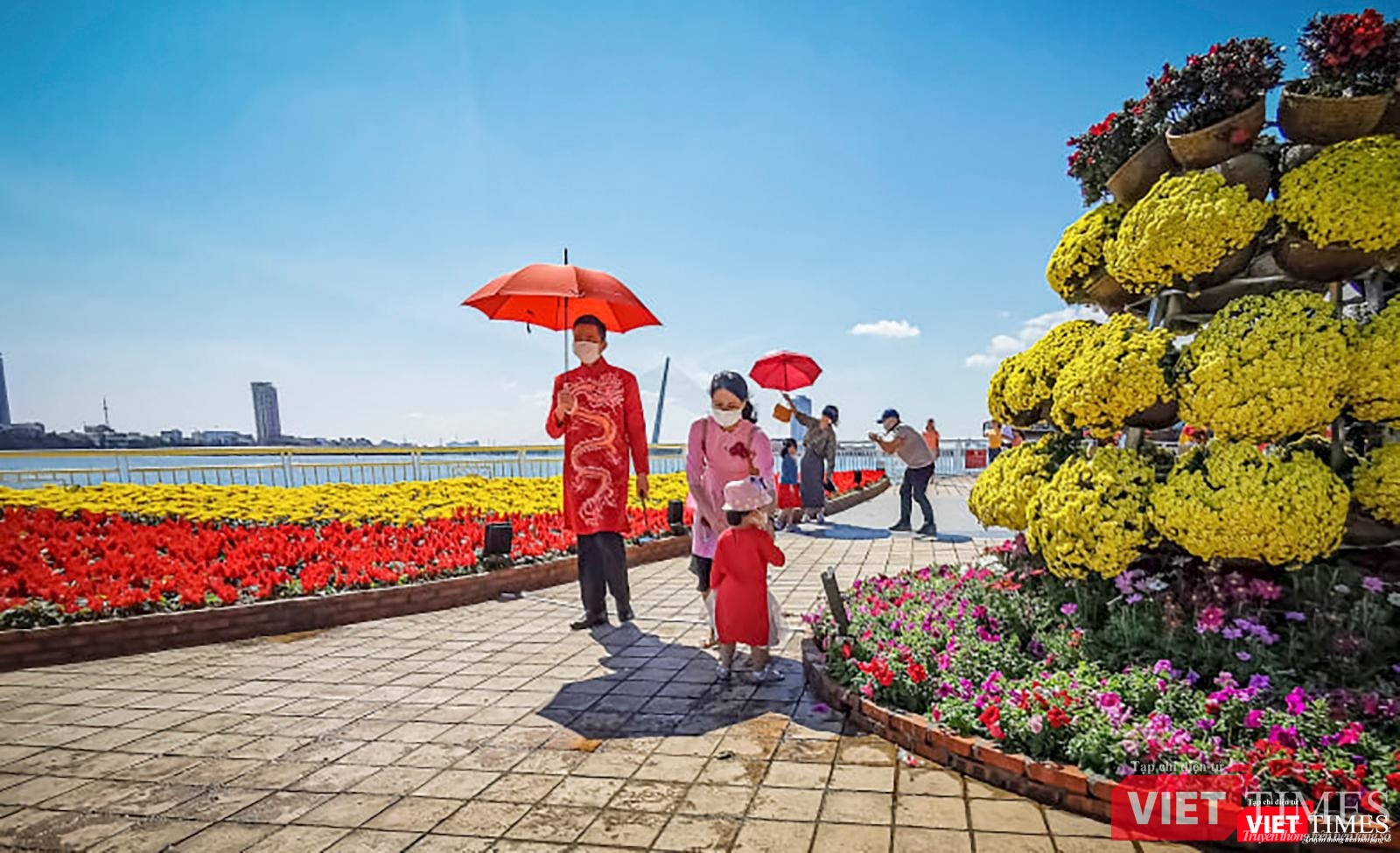 Nhà mình đi chơi xuân (ảnh Minh Tú)