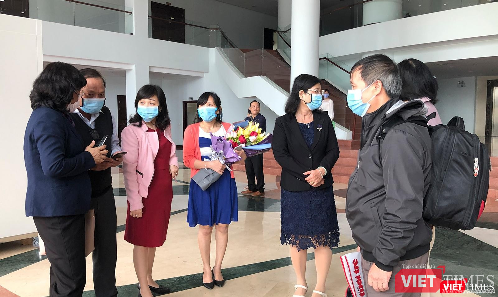 Đoàn bác sĩ trước giờ lên đường