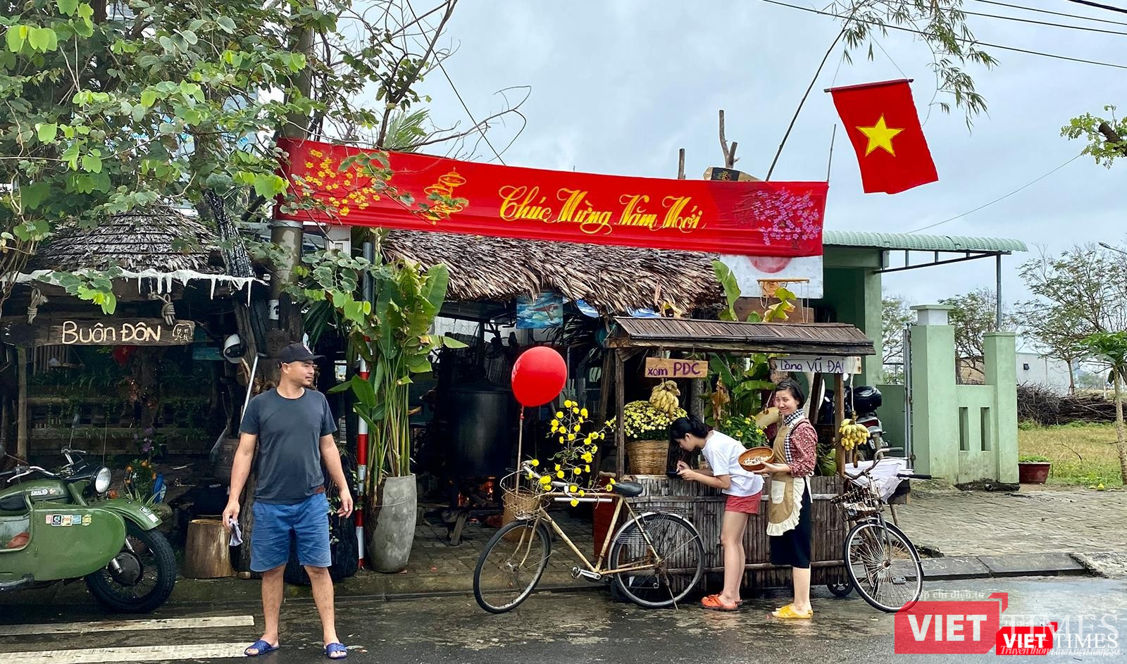 Ảnh: Lạc trôi giữa không gian Tết xưa của “Xóm PDC” tại Đà Nẵng ảnh 1