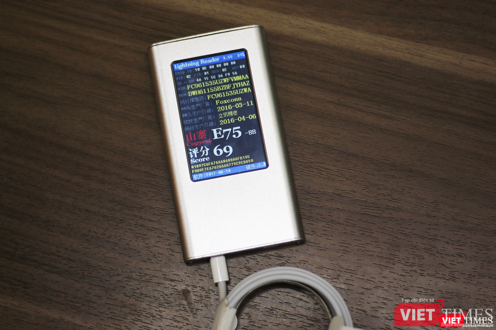 Trải nghiệm thiết bị có khả năng phát hiện cáp sạc nhái trong 2 giây ảnh 5