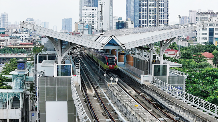 Nhà ga đường sắt đô thị. Ảnh minh hoạ.png