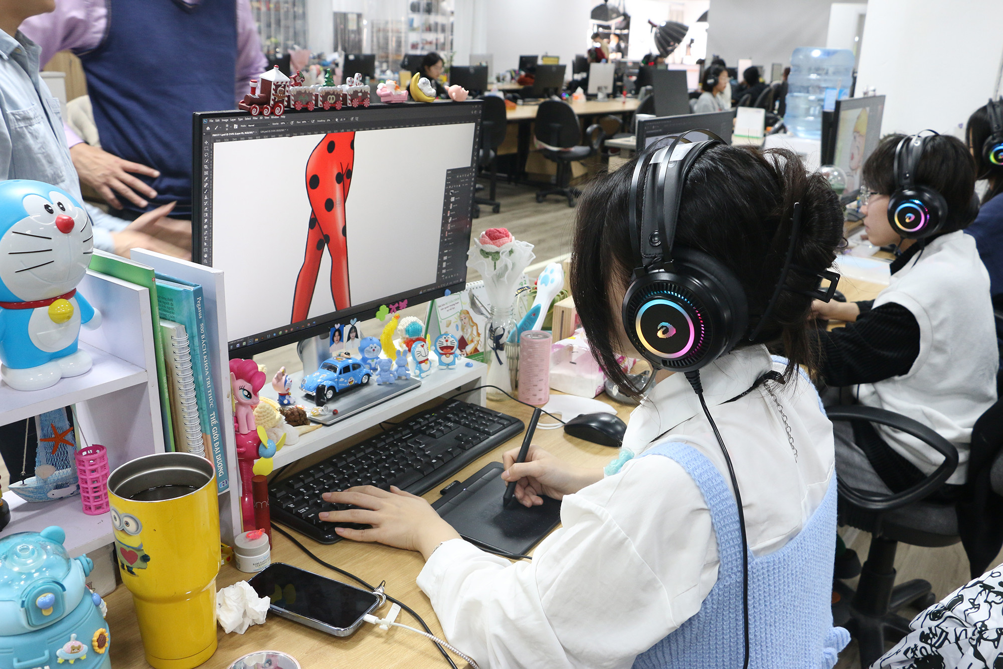 Họa sĩ Sconnect dựng hình nhân vật hoạt hình 2D