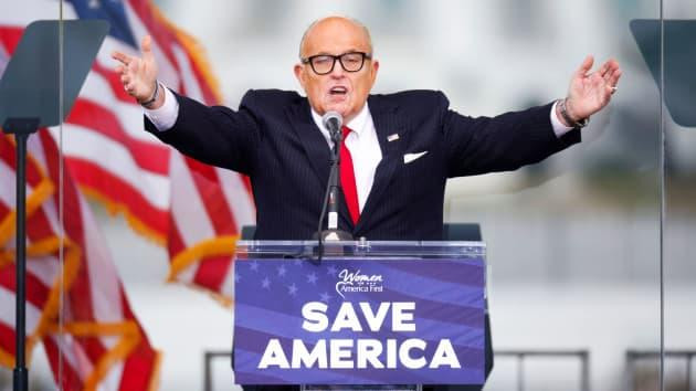 Luật sư riêng của Tổng thống Hoa Kỳ Donald Trump, Rudy Giuliani (ảnh: Reuters)