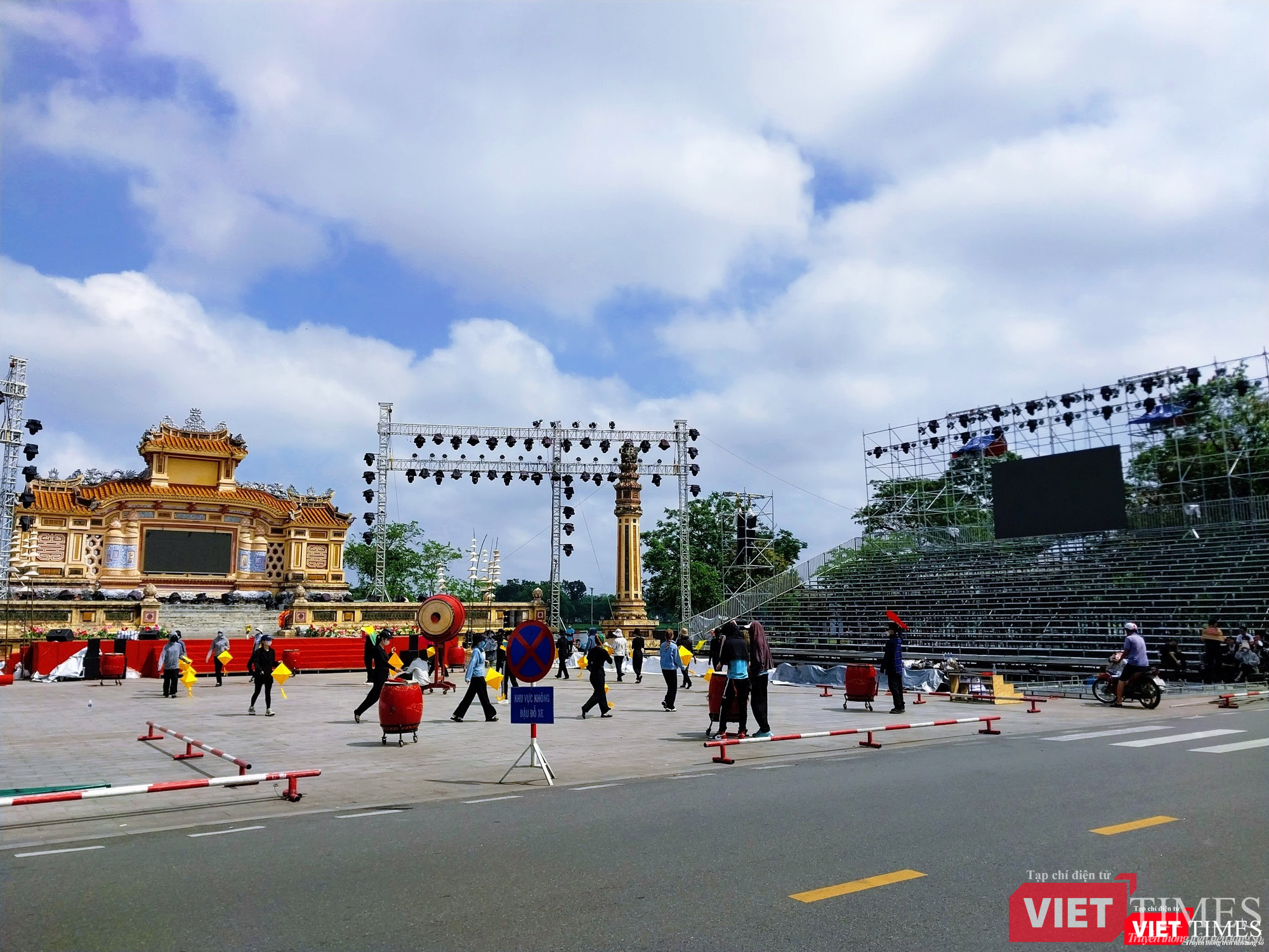 Không gian biểu diễn nghệ thuật đã sẵn sàng