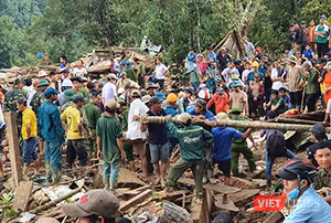 Công tác cứu nạn được khẩn trương thực hiện