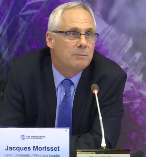 TS. Jacques Morisset, Chuyên gia kinh tế trưởng của WB tại Việt Nam. TS. Jacques Morisset, Chuyên gia kinh tế trưởng của WB tại Việt Nam.
