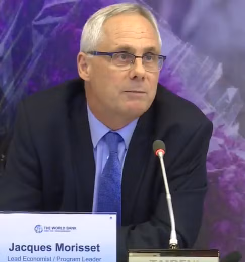 TS. Jacques Morisset, Chuyên gia kinh tế trưởng của WB tại Việt Nam. TS. Jacques Morisset, Chuyên gia kinh tế trưởng của WB tại Việt Nam.