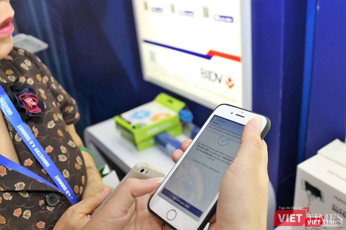 Giao dịch QR code thành công