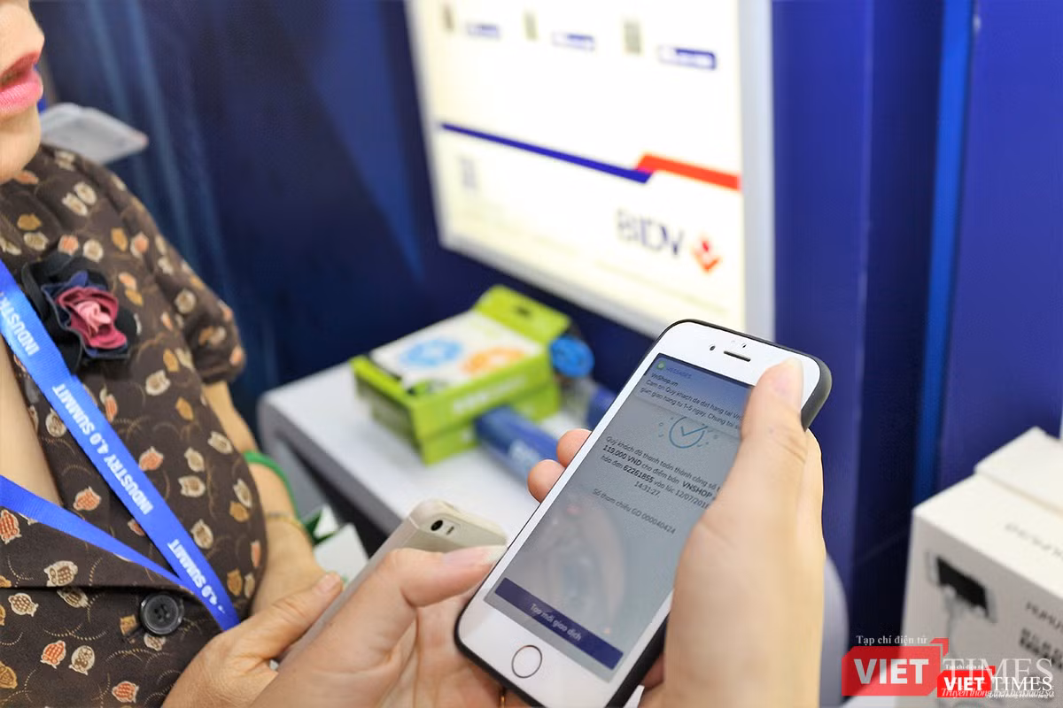 Giao dịch QR code thành công