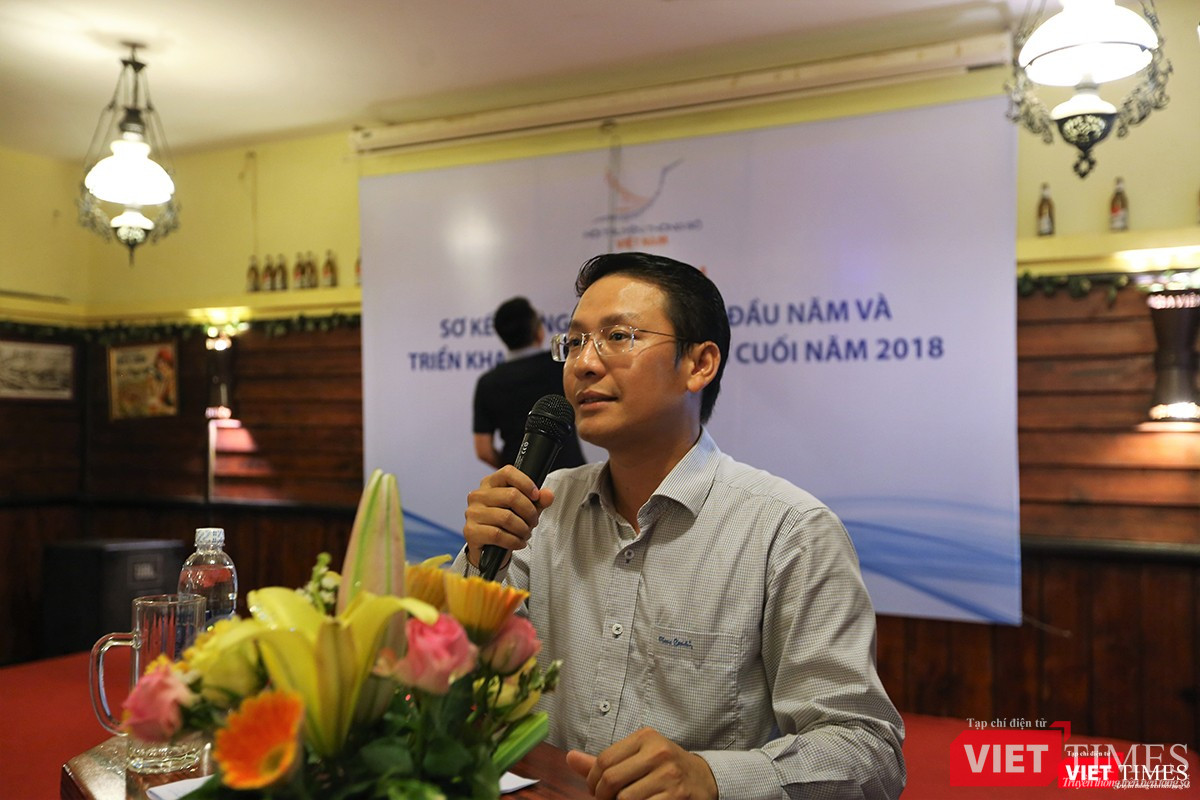 Ông Vũ Kiêm Văn, Phó Tổng thư ký VDCA phát biểu tại Hội nghị