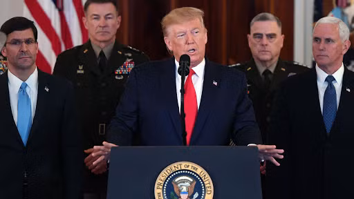 ông Trump ủng hộ hành động quân sự chống lại Iran ông Trump ủng hộ hành động quân sự chống lại Iran