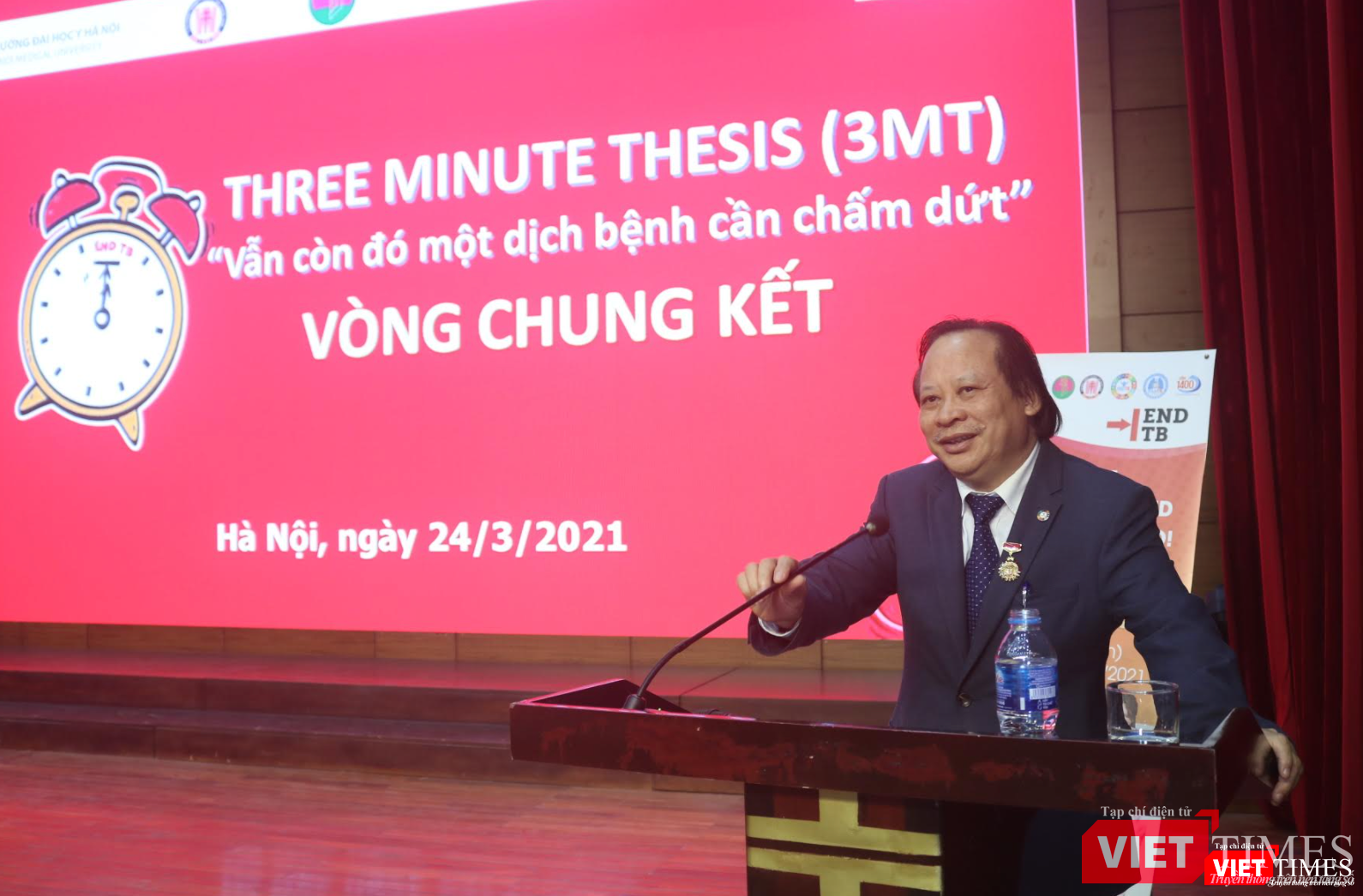 PGS. TS. Nguyễn Viết Nhung – Giám đốc Bệnh viện Phổi Trung ương (Ảnh - Minh Thuý)