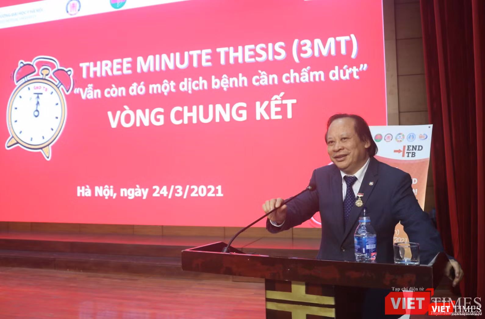PGS. TS. Nguyễn Viết Nhung – Giám đốc Bệnh viện Phổi Trung ương (Ảnh - Minh Thuý)
