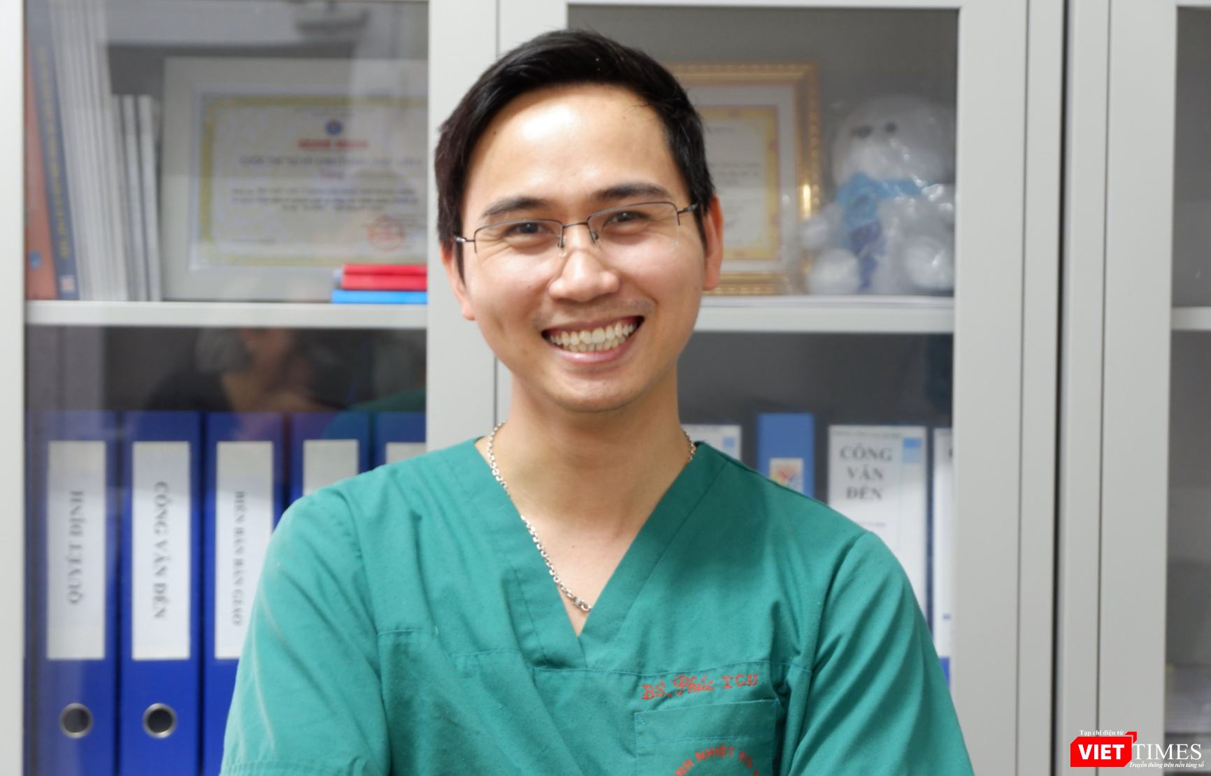 BS. Phạm Văn Phúc - một trong 10 Gương mặt trẻ Thủ đô tiêu biểu năm 2020 (Ảnh - Minh Thuý) 