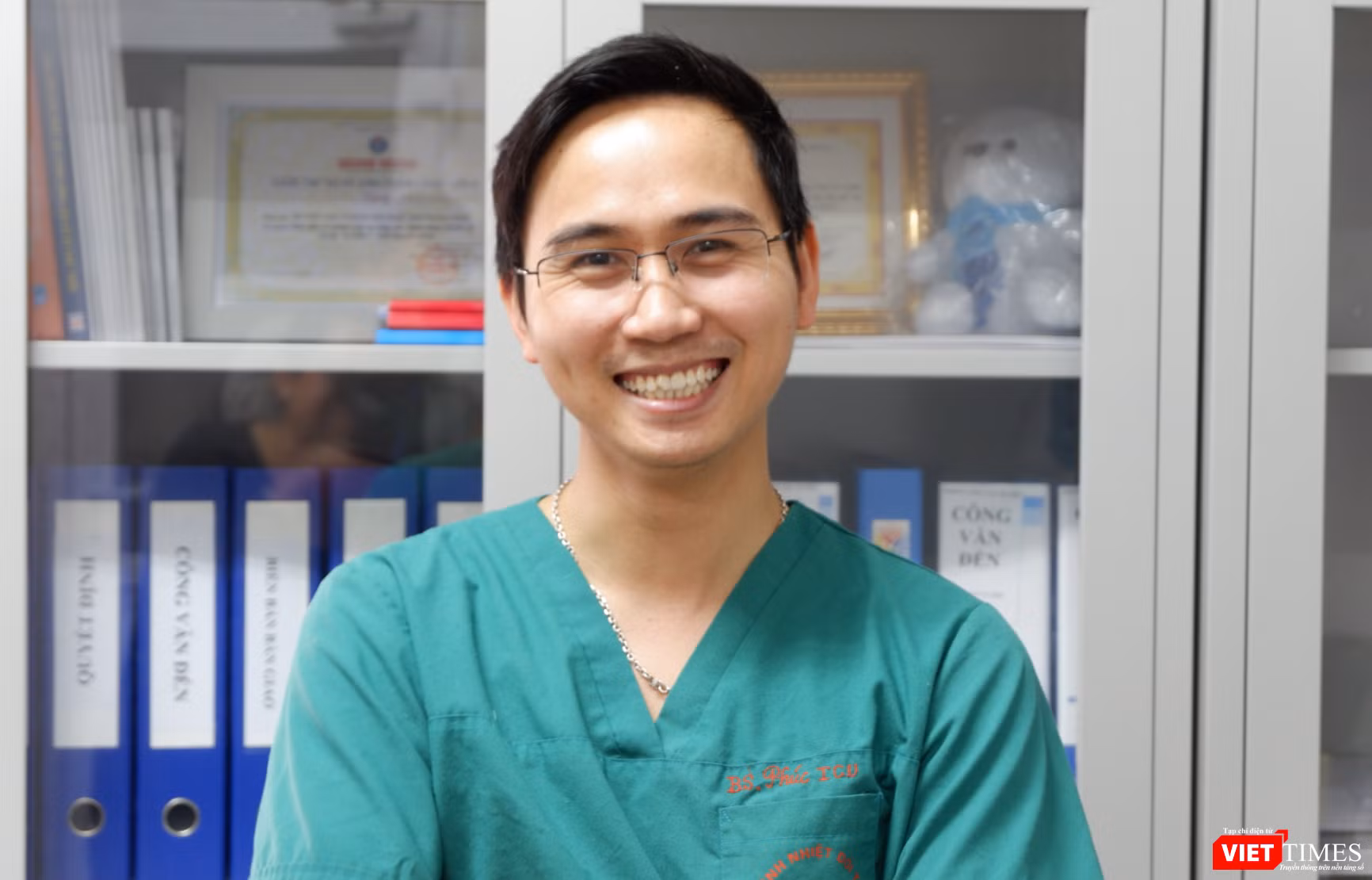 BS. Phạm Văn Phúc - một trong 10 Gương mặt trẻ Thủ đô tiêu biểu năm 2020 (Ảnh - Minh Thuý) 