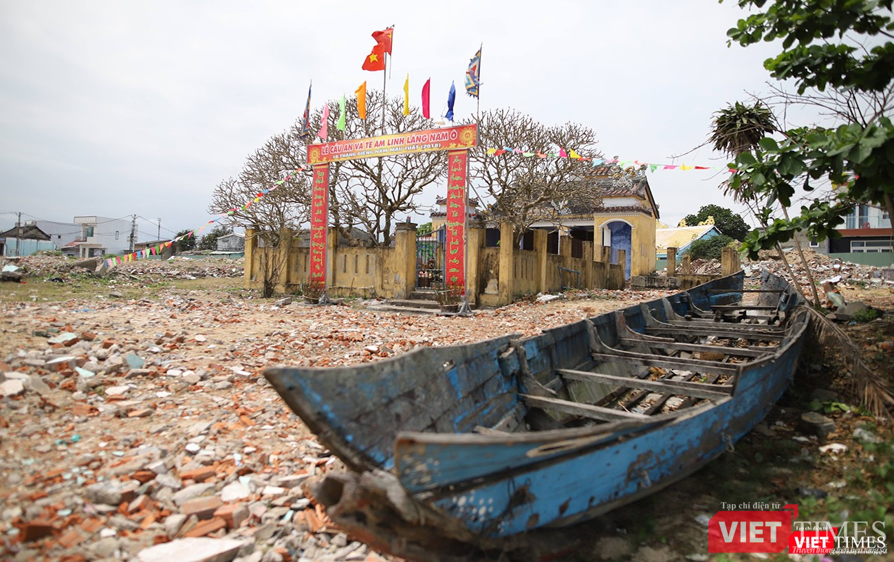 Lăng Ông (thờ cá voi) trong giai đoạn tu bổ, bảo tồn