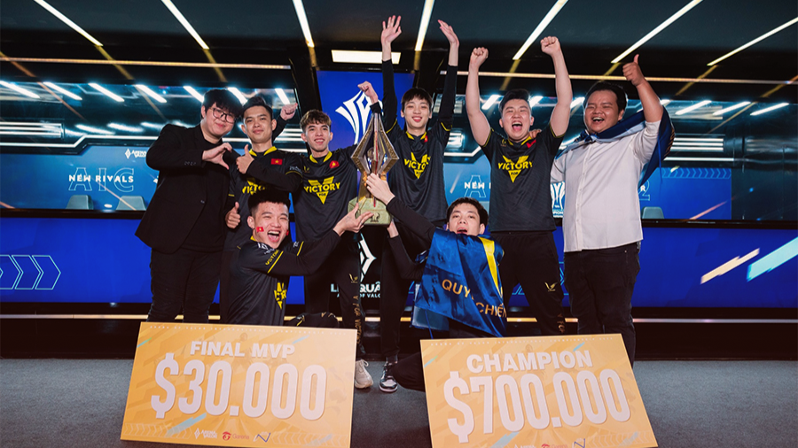 Đội tuyển Việt Nam giành chiến thắng áp đảo, lên ngôi vô địch Arena of Valor International Championship 2022 (AIC) và nhận giải thưởng 16 tỉ đồng.
