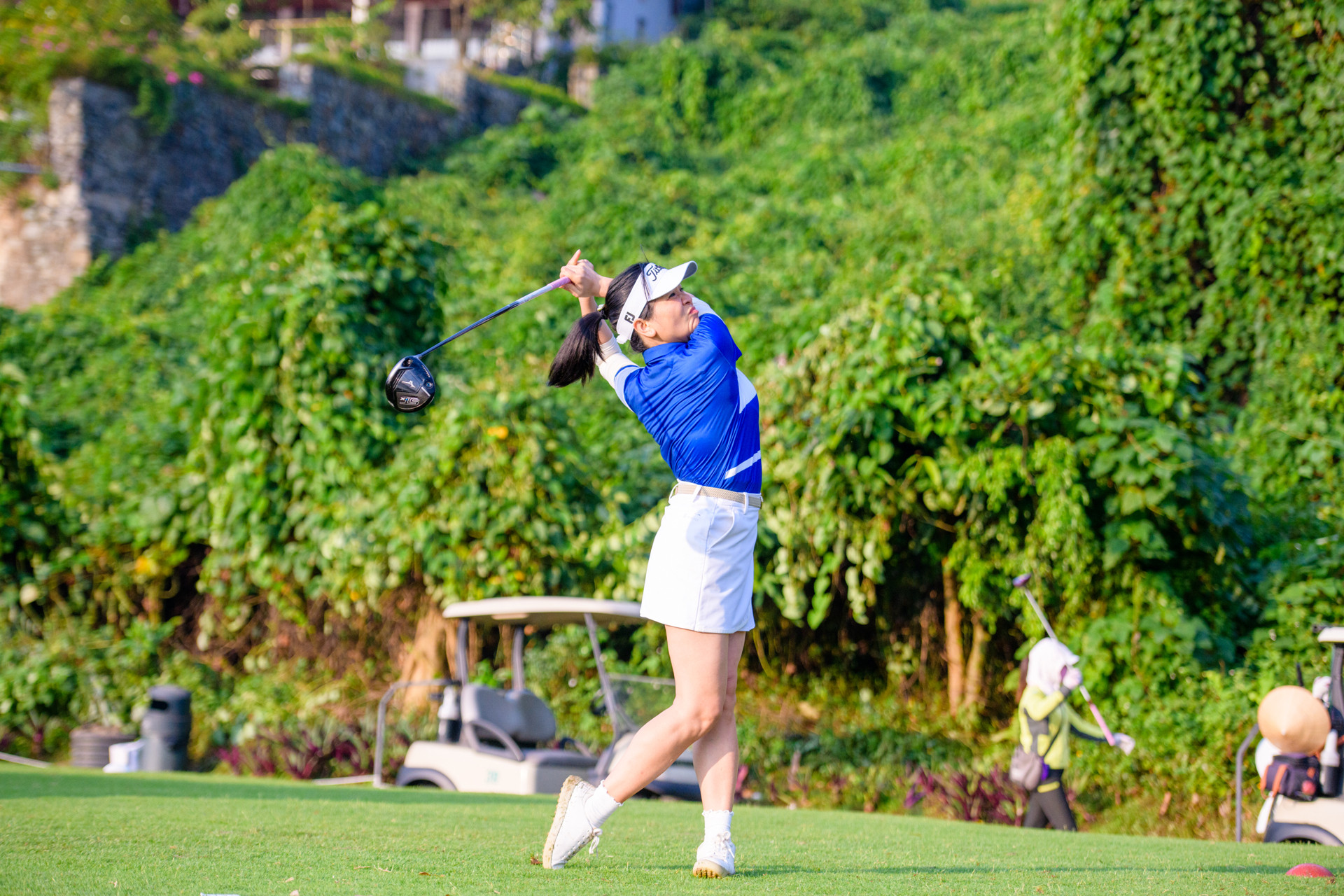 Giải Golf "Vòng tay nhân ái" lần 2 còn có sự tham gia của các golfer nữ.