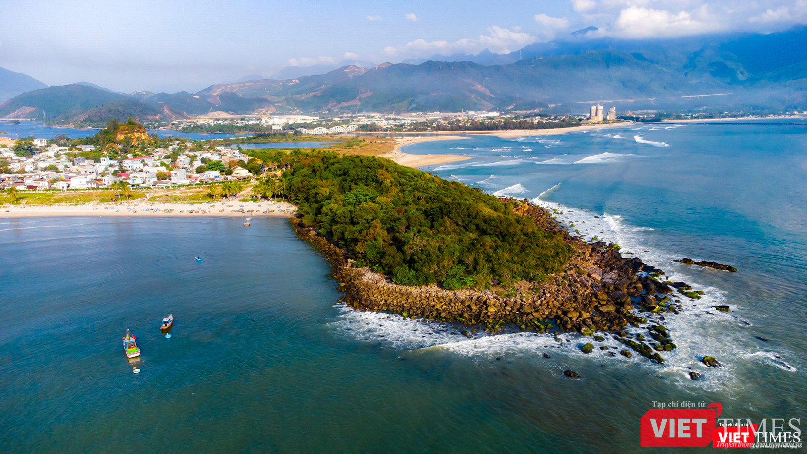 Làng Nam Ô nhìn từ trên cao