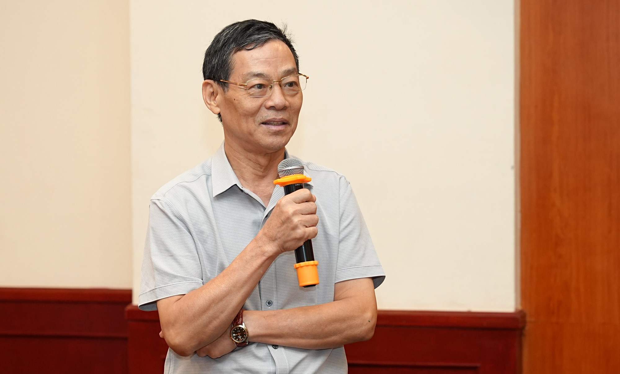 Nhà báo Lê Nghiêm, nguyên Cục trưởng Cục Thông tin Đối ngoại (Bộ TT&amp;TT), Phó Chủ tịch Hội Truyền thông số Việt Nam, chia sẻ về chủ đề “Quyền tự do báo chí”.